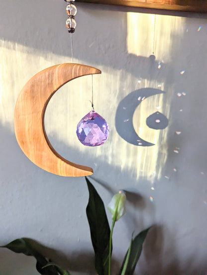 Crystal Moon Prism, Suncatcher