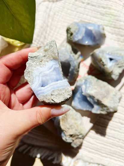 Blue Lace Agat Geode 180g