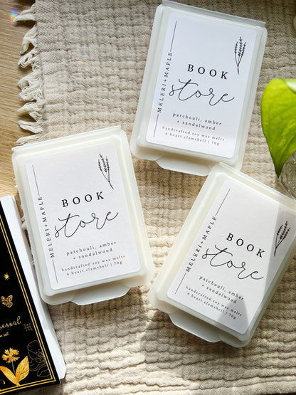 Bookstore Heart Clamshell  Wax Melts