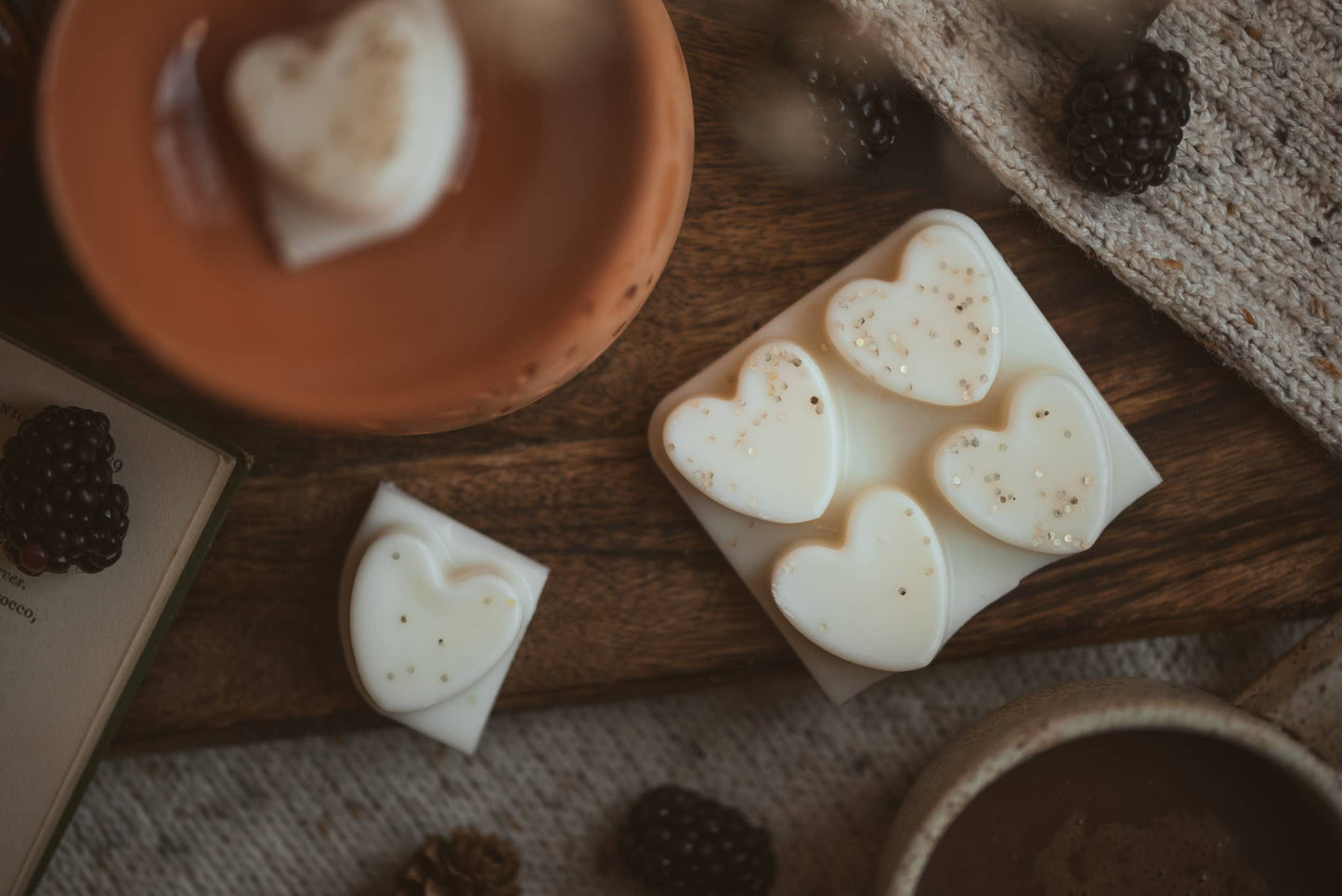 Bookstore Heart Clamshell  Wax Melts