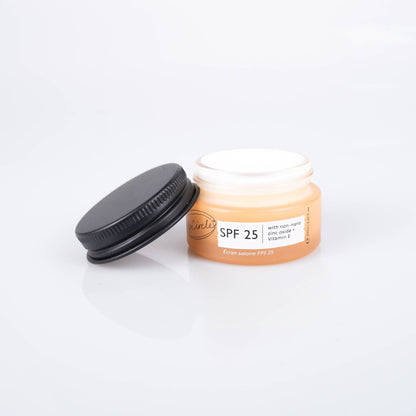 Mineral Sunscreen SPF 25 – Reef-Safe & Vegan – Reisestørrelse (20ml)