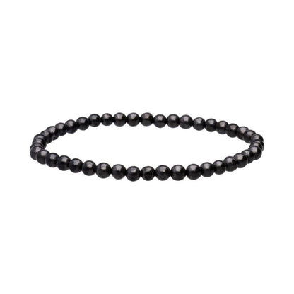 Shungitt Krystall Armbånd - 4mm