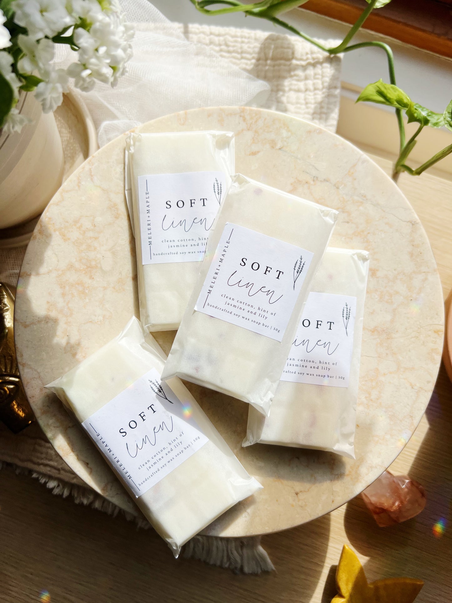Soft Linen Snap Bar Wax Melt