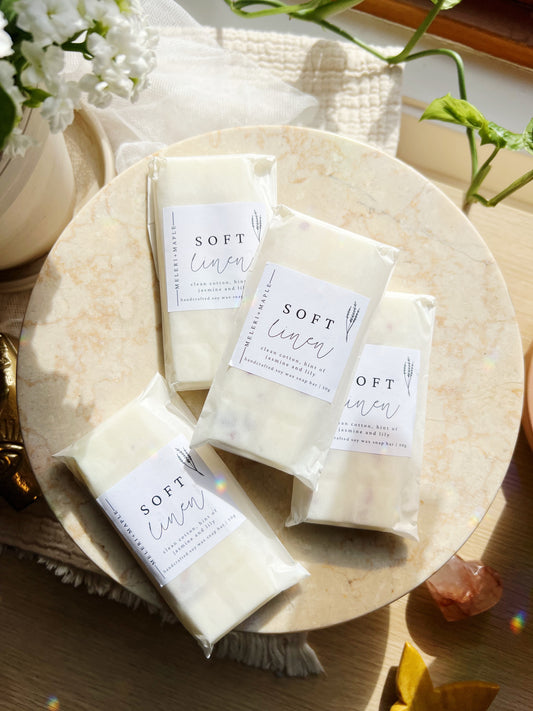Soft Linen Snap Bar Wax Melt
