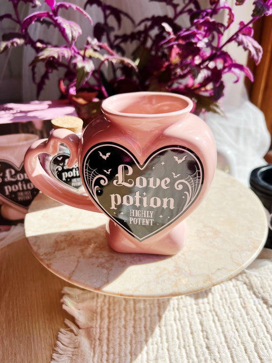 Gothic Love Potion Heart Kopp