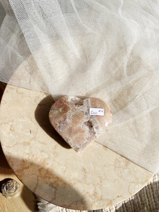 Druzy Rosa Ametyst Krystallhjerte – ca. 230 g #6