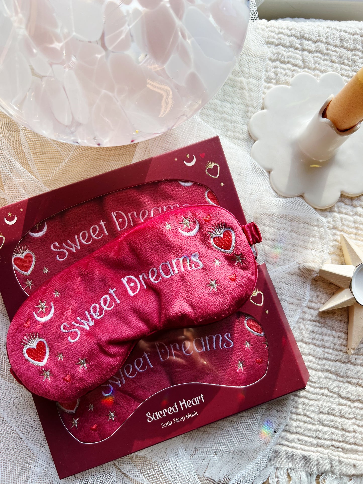 Sweet Dreams Sovemaske – Rød