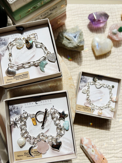 Luna Mystery Plukk - Sølv Armbånd
