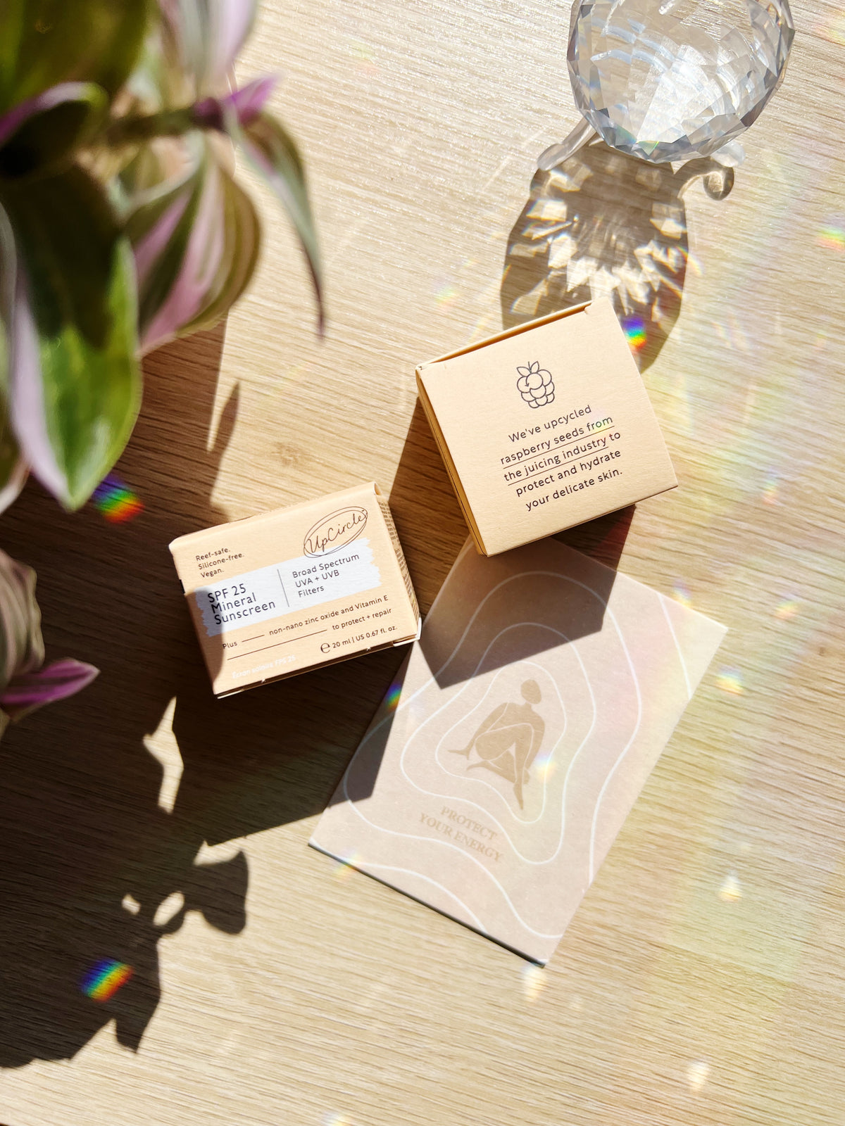 Mineral Sunscreen SPF 25 – Reef-Safe & Vegan – Reisestørrelse (20ml)