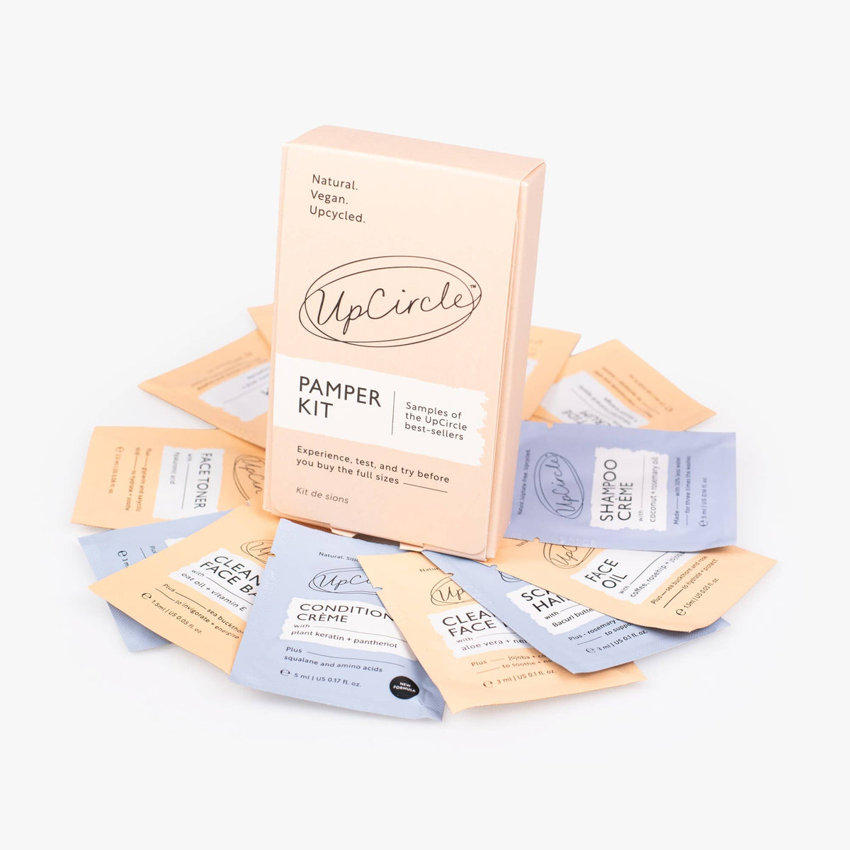 The Pamper Kit – Prøvepakke fra UpCircle