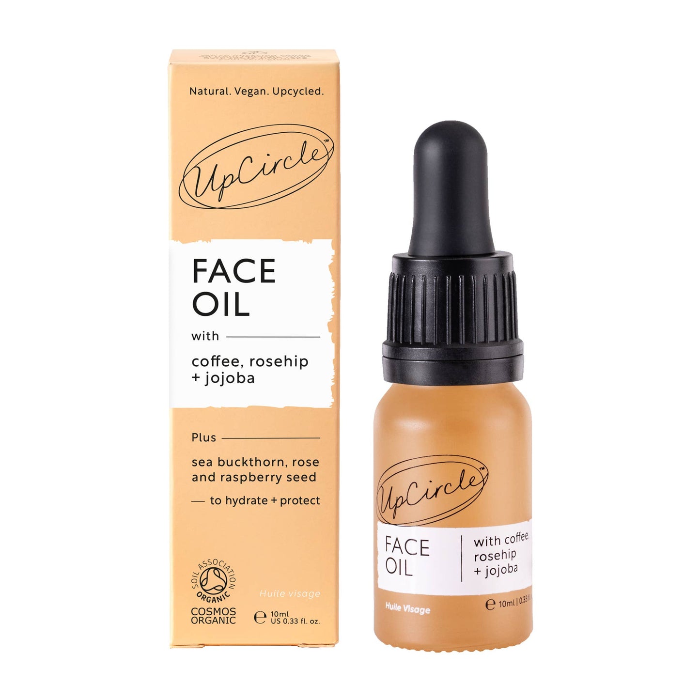 Face Oil med Coffee, Rosehip + Jojoba – Reisestørrelse (10ml)
