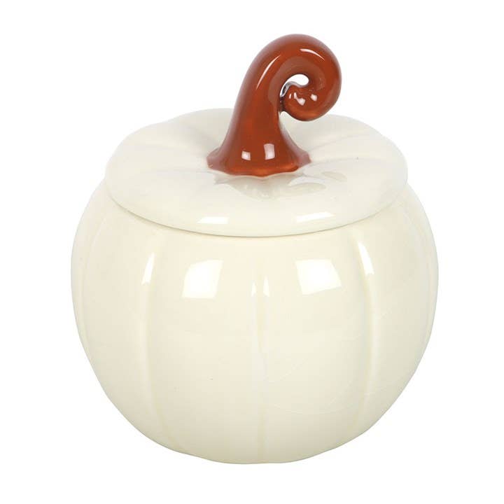 Hvitt Gresskar Wax Melt Brenner