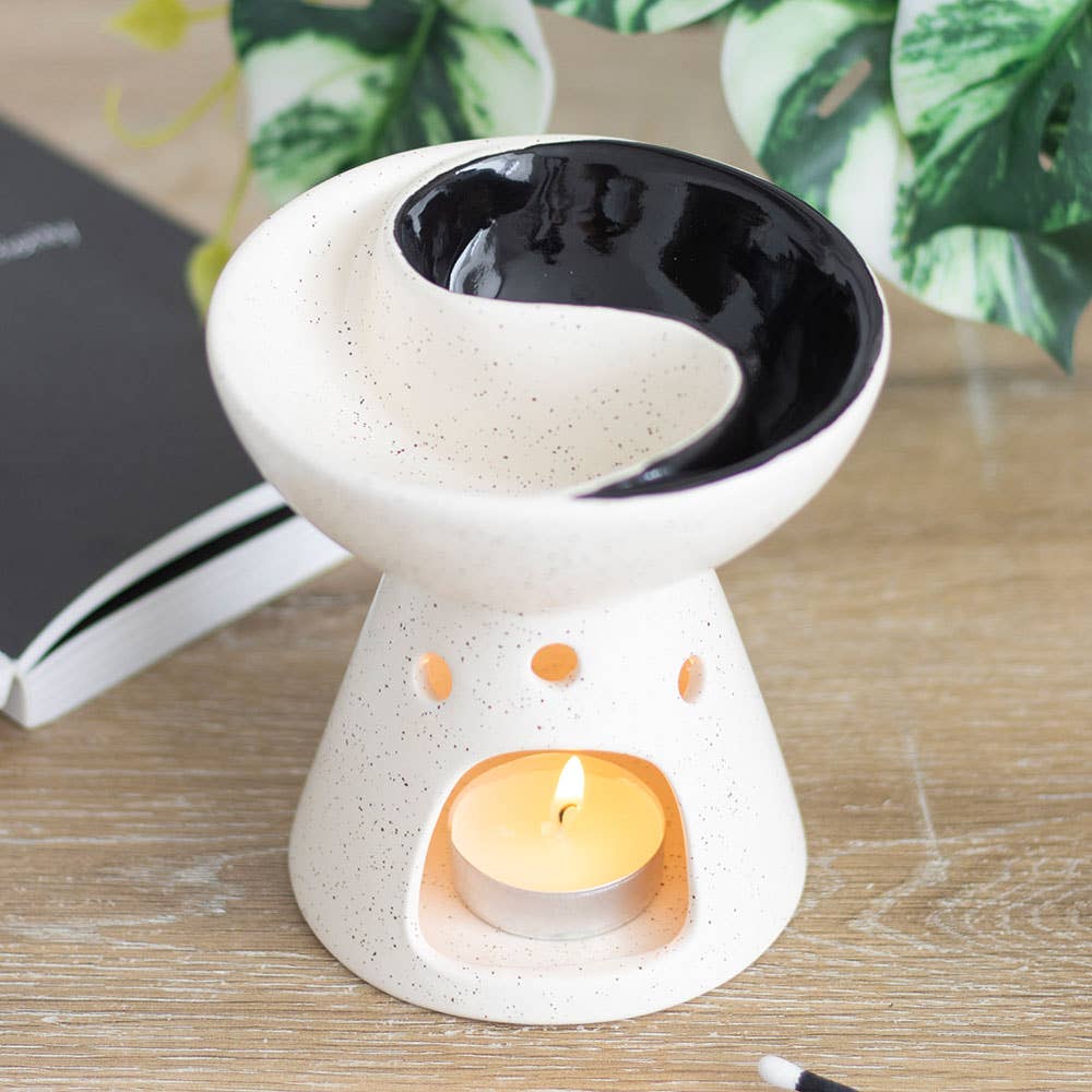 Yin Yang dobbel Olje og Wax Melt Brenner