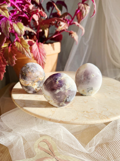 Violet Merlinite Opal Krystall Freeforms 96-109g