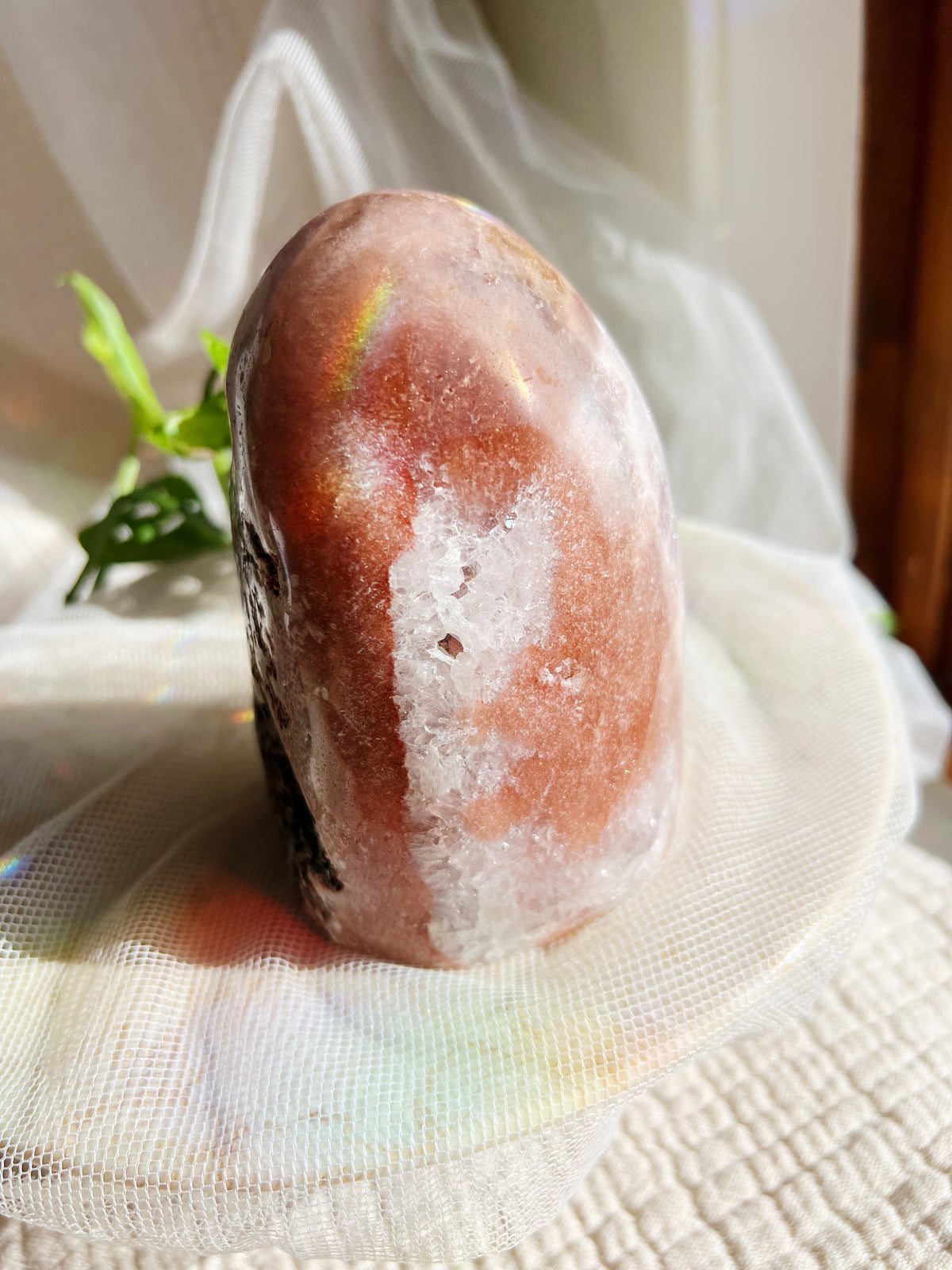 Rosa Ametyst Geode – 1336g