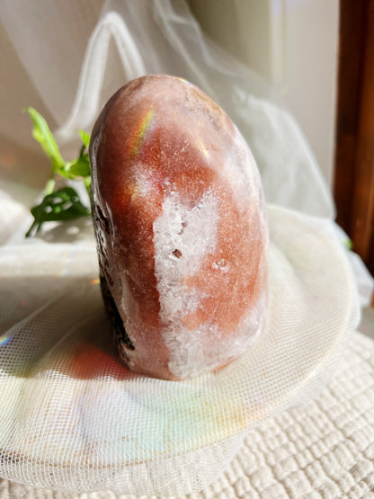 Rosa Ametyst Geode – 1336g