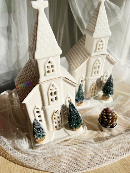 Cosy Lane Julekirke – Telysholder