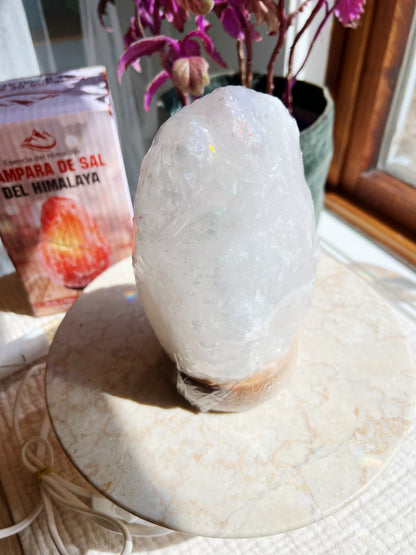 Hvit Himalaya Saltlampe (2-3 kg)