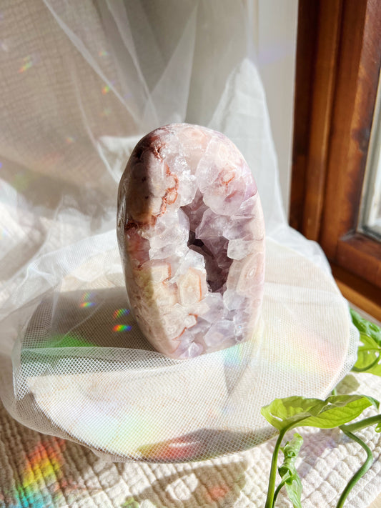 Rosa Ametyst Geode – 1980g