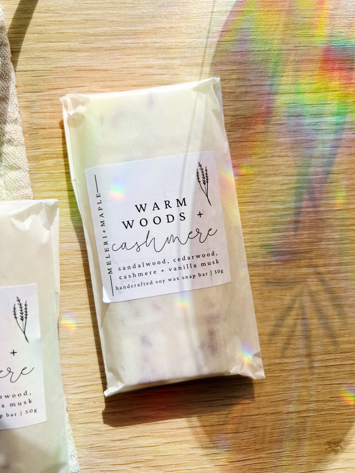 Warm Woods & Cashmere Snap Bar Wax Melt