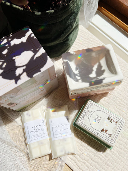 Bokstabel Wax Melt Brenner