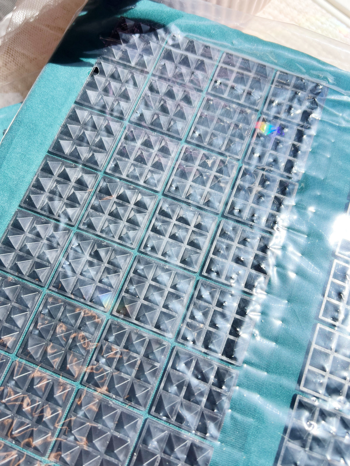 VITAL Akupressursmatte for Føttene SPIKY | Teal