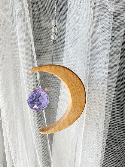 Crystal Moon Prism, Suncatcher