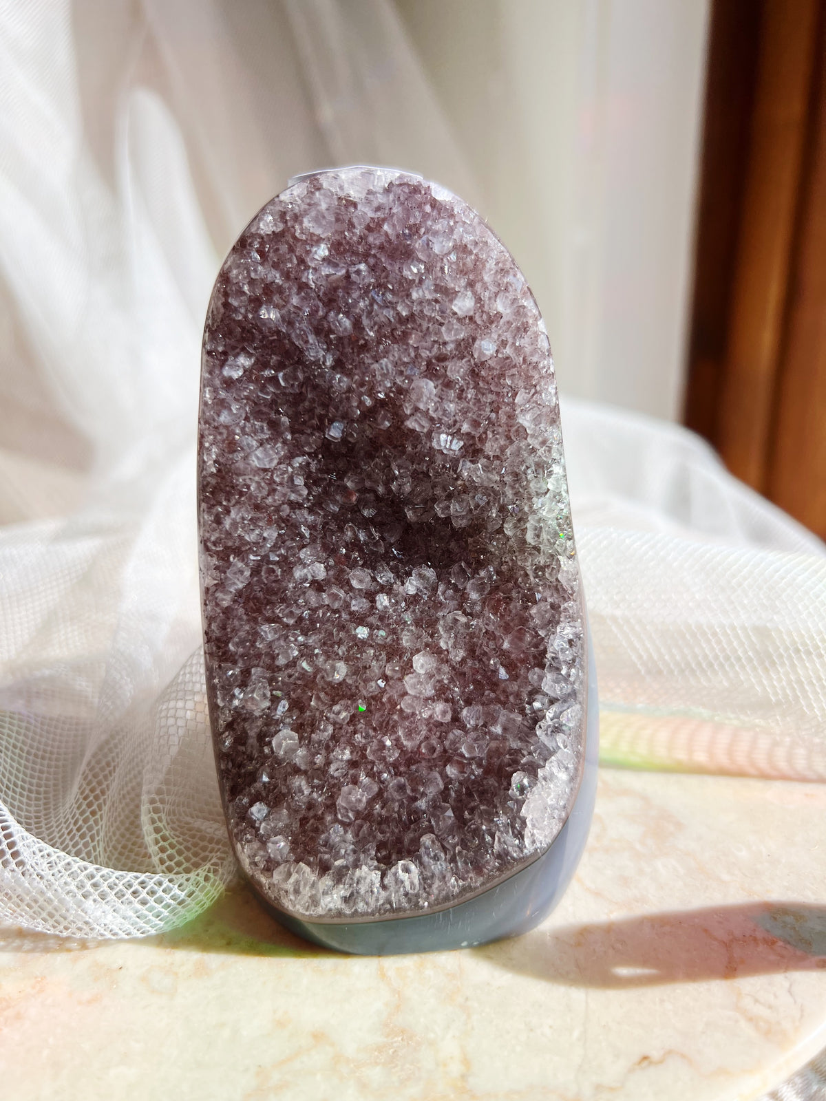 Druzy Agat fra Uruguay – 424g