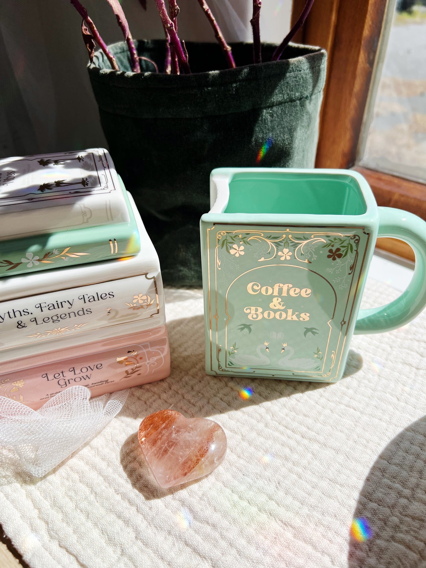 Coffee and Books Bokformet Kopp