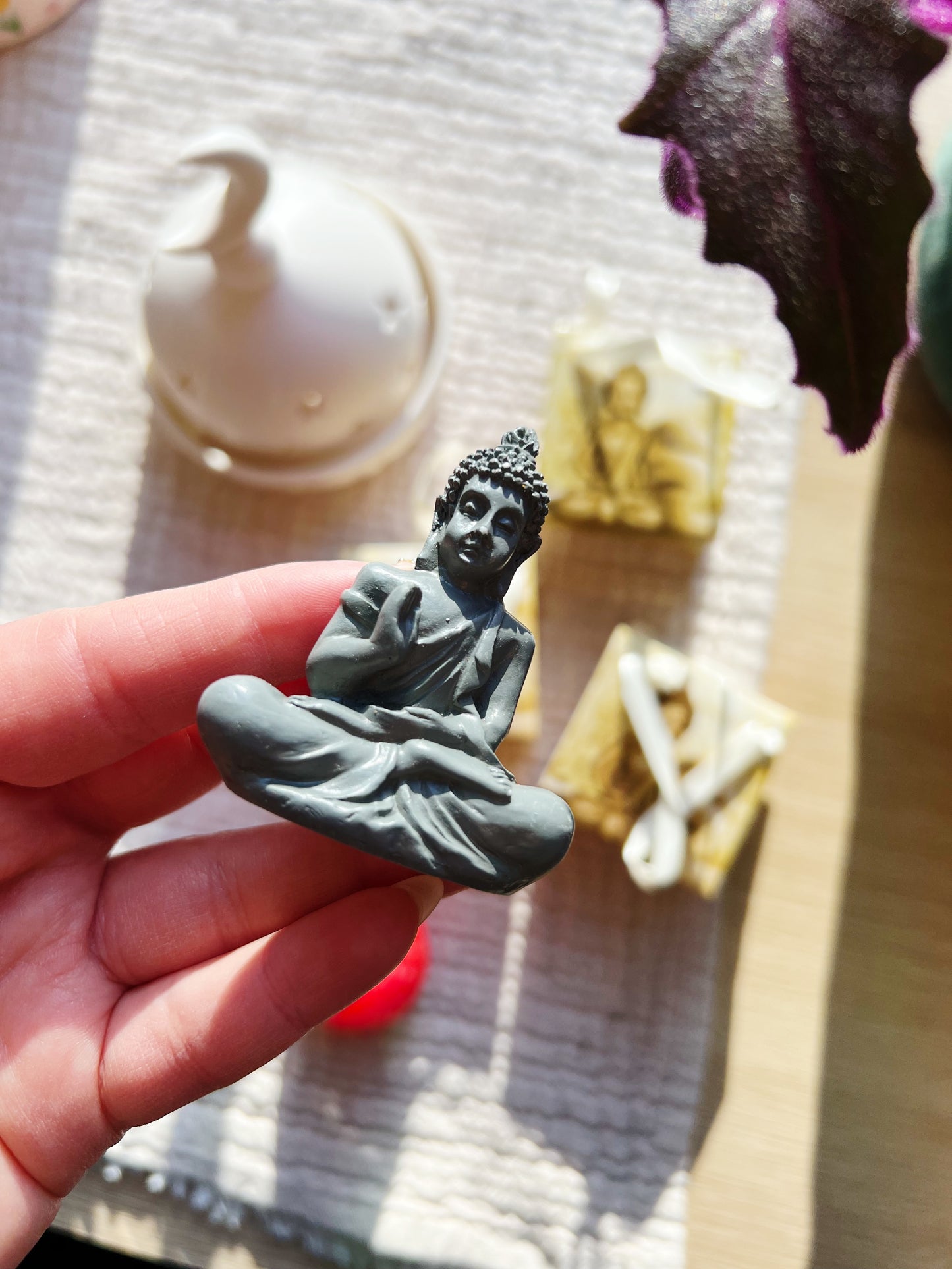 Mini Thai Buddha-figur i Pose