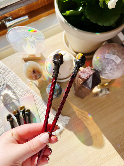 Tigerøye Hårnål - Liten