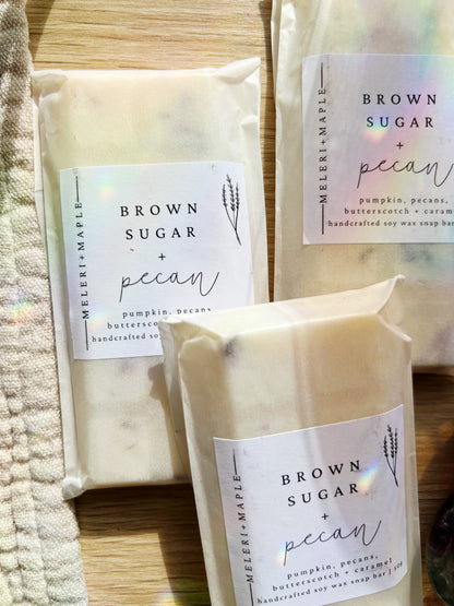 Pecan Brown Sugar Snap Bar Wax Melt