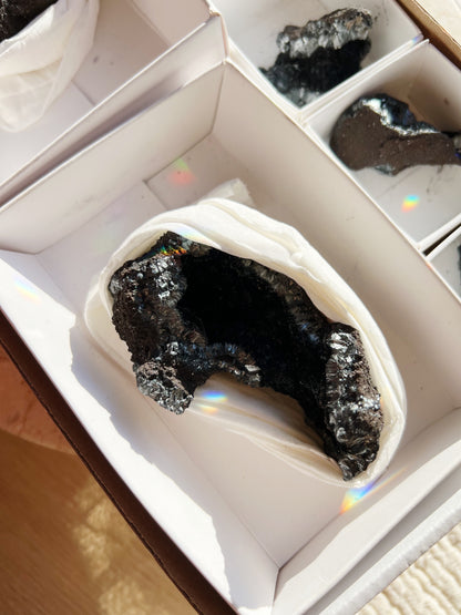 Pyrolusite Krystall Geode Specimen