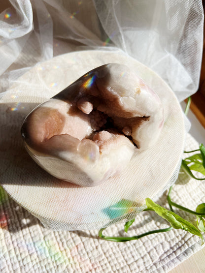 Rosa Ametyst Geode – 1666g