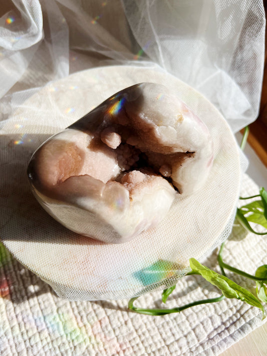 Rosa Ametyst Geode – 1666g