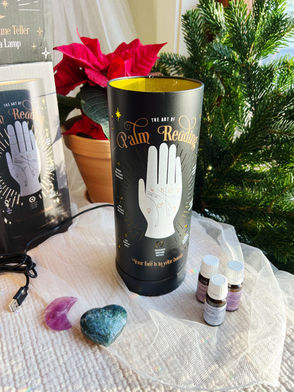 Palm Reading Elektrisk Aroma Lampe (13 x 13 x 28 cm)