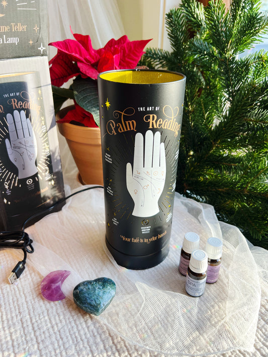 Palm Reading Elektrisk Aroma Lampe (13 x 13 x 28 cm)