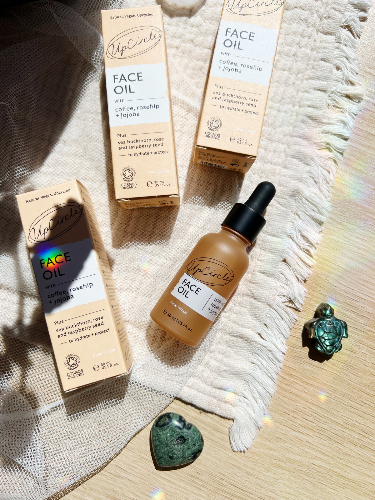 Face Oil med coffee, rosehip + jojoba