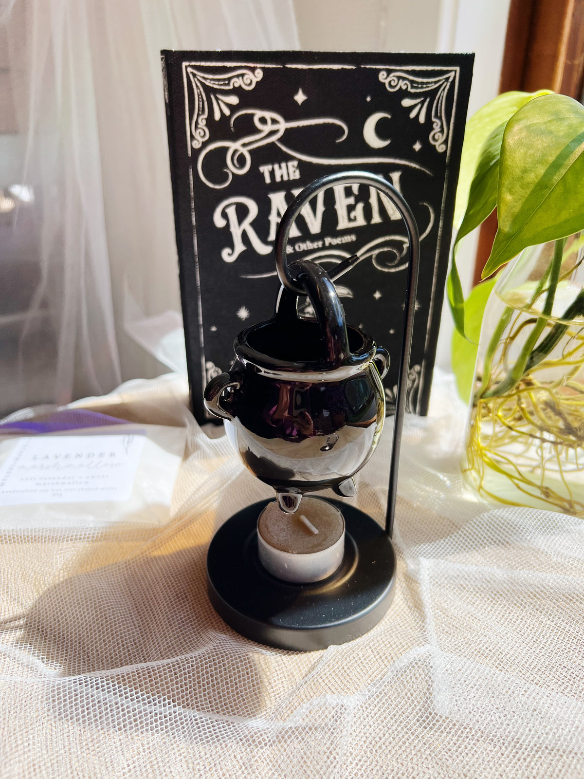 Hanging Cauldron Oilje og Wax melt Brenner