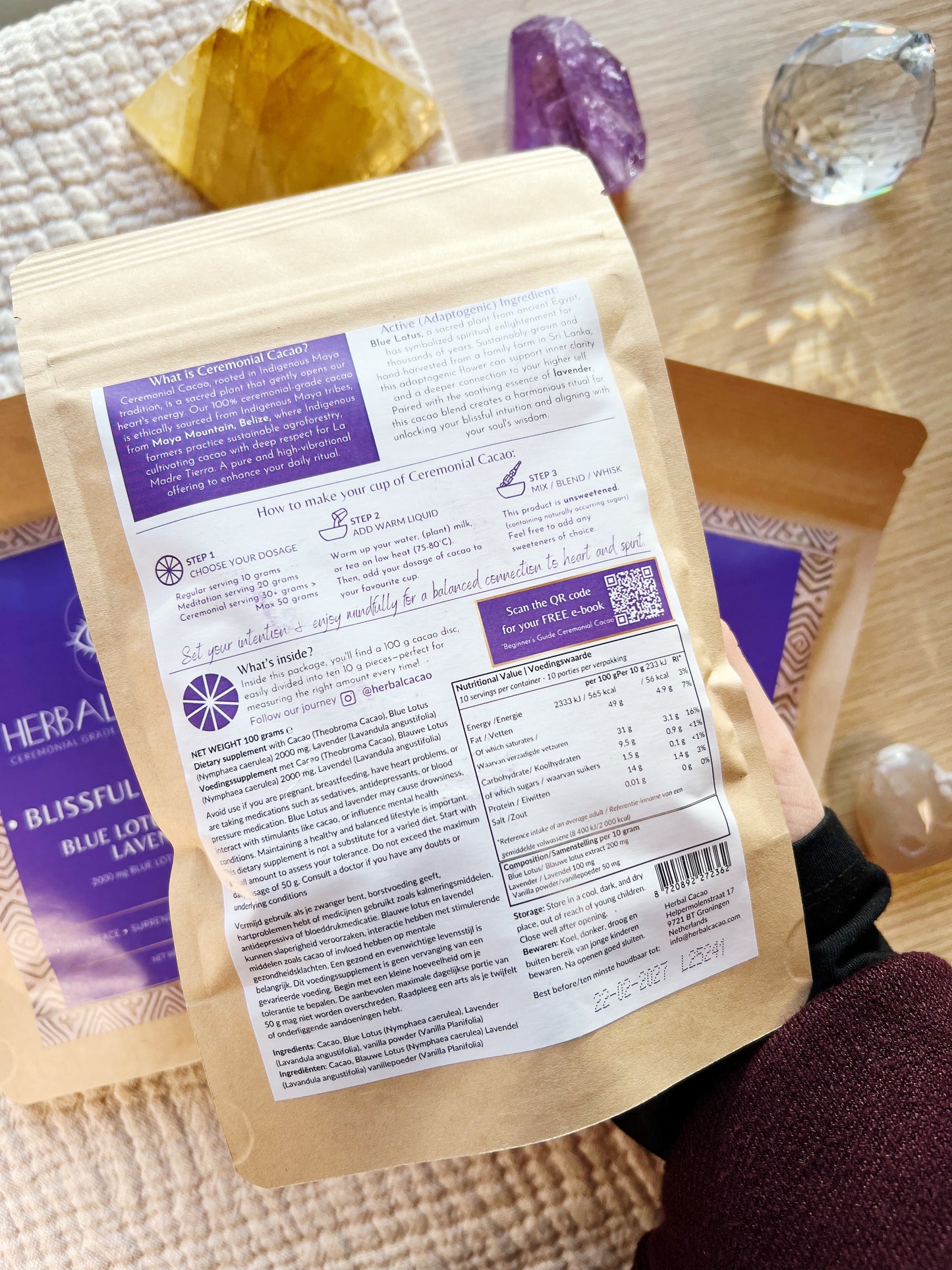 Blissful Intuition –  Blue Lotus – Seremonielle kakao