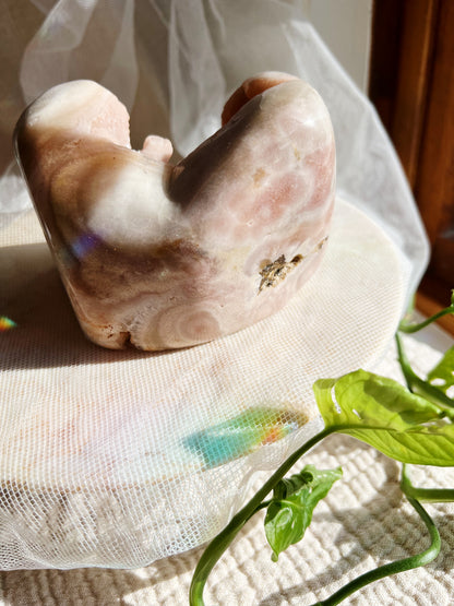 Rosa Ametyst Geode – 1666g