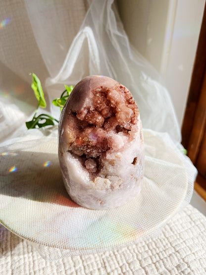 Rosa Ametyst Geode – 1336g