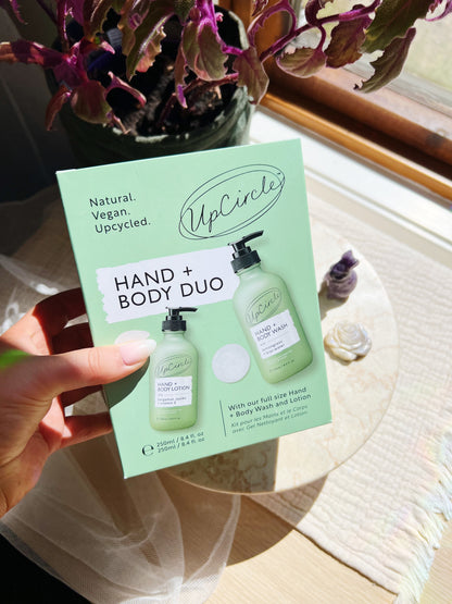 Hand & Body Duo Gift Set med Lemongrass & Bergamot