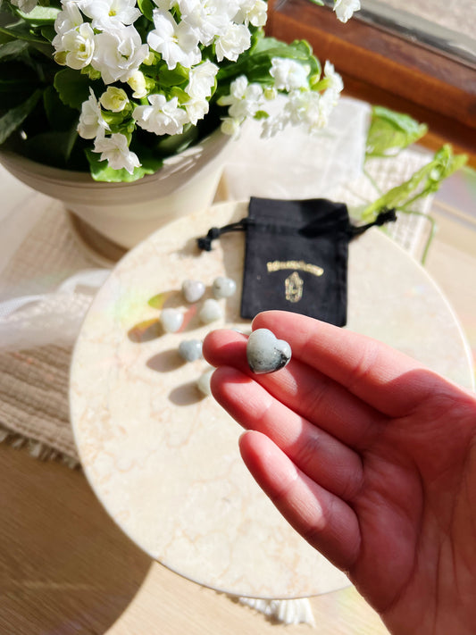 Mini Labradoritt Krystallhjerte