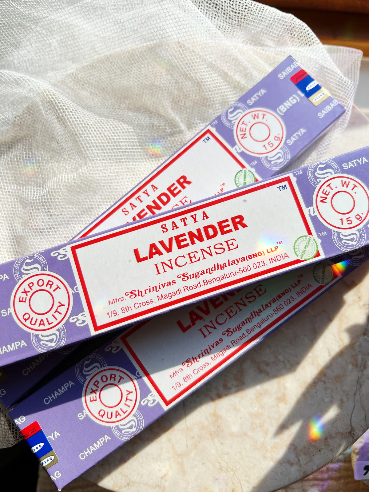 Lavender Røkelsespinner Satya