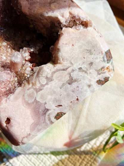 Rosa Ametyst Geode – 1900g