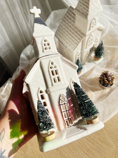 Cosy Lane Julekirke – Telysholder