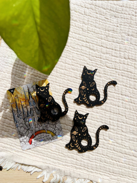 Treholder for Krystallkule – Mystic Cat
