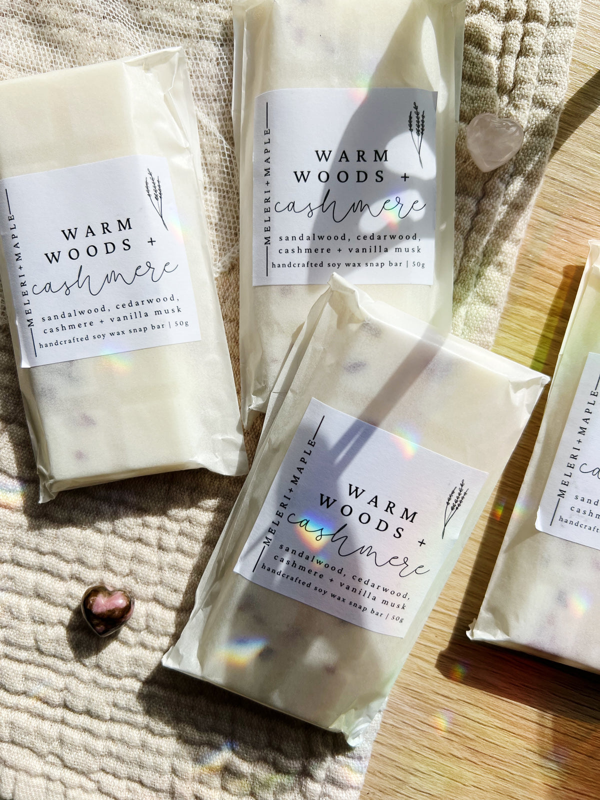 Warm Woods & Cashmere Snap Bar Wax Melt