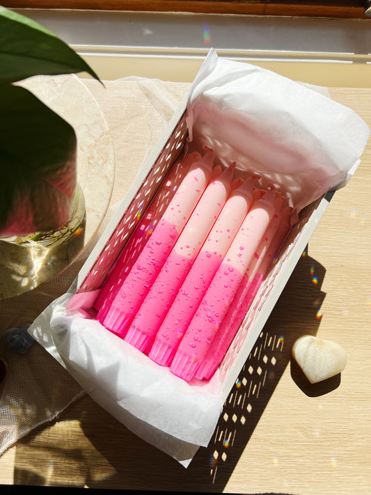 Peach & Pink Splash Kronelys